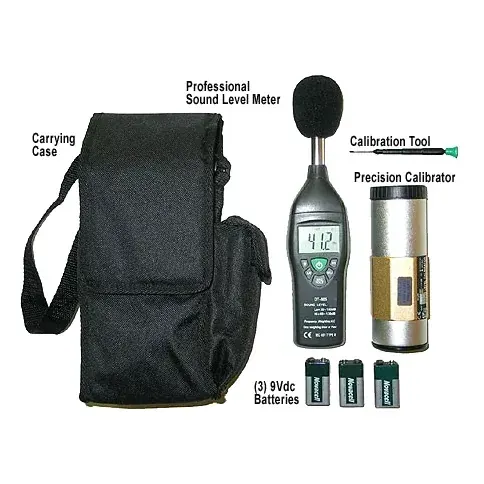 SLM-ProKit-1000 Professional Sound Level Meter Kit (DT-805 Meter + SC-942 Calibrator)