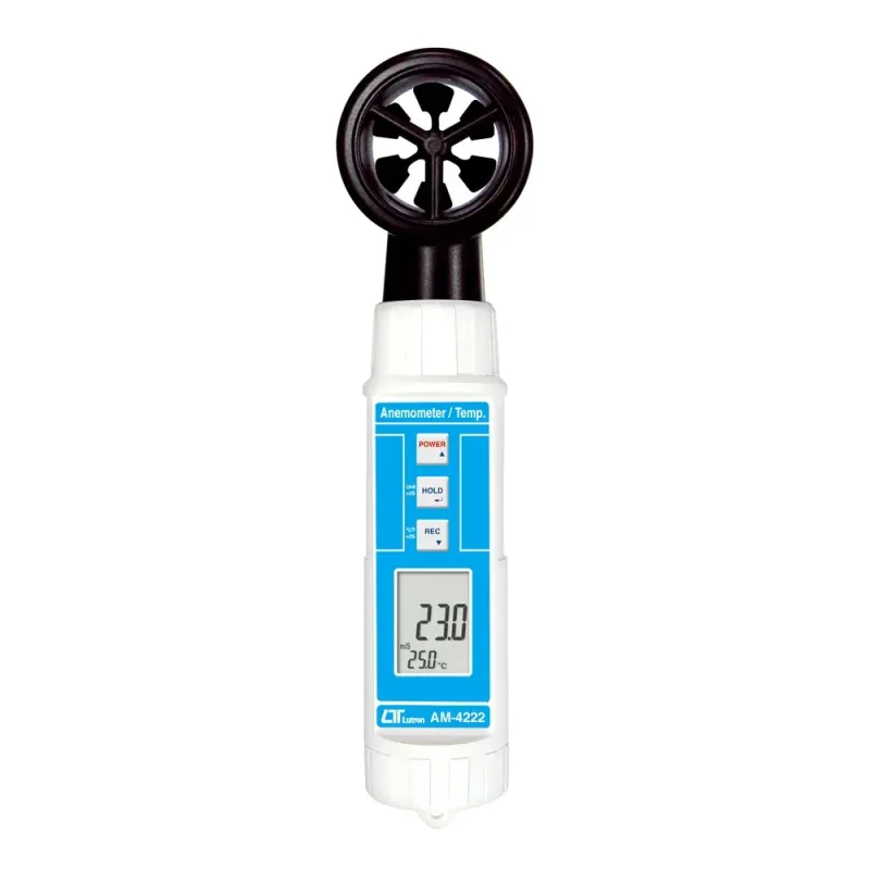 AM-4222 Mini Vane Anemometer with Temperature