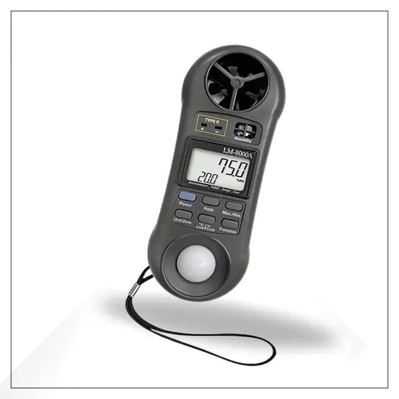 LM-8000A 4 in 1 Meter, Anemometer, Hygrometer, Thermometer and Light Meter