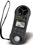 LM-8000 4-in-1 Environmental Meter (Anemometer, Humidity, Light, Thermometer)