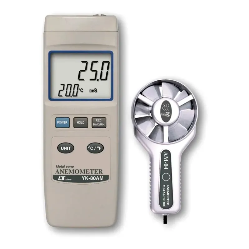YK-80AM Professional Heavy-Duty Thermo-Anemometer