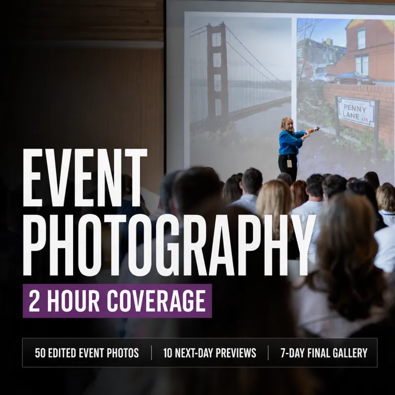Event Photography Coverage – 2 Hour Coverage