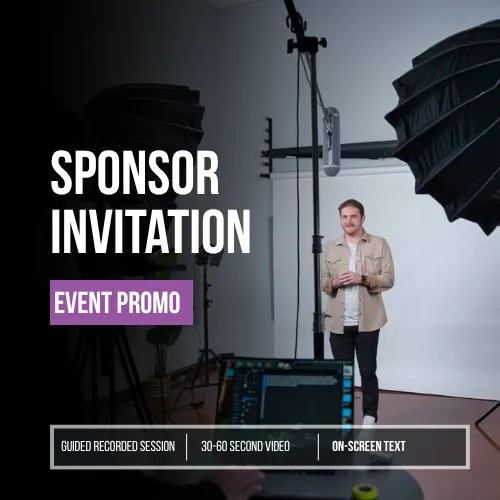 Event Promo Video – Sponsor Invitation