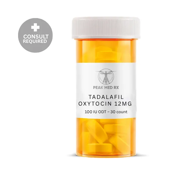 Tadalafil/Oxytocin 12mg/100 IU ODT - 30 Count