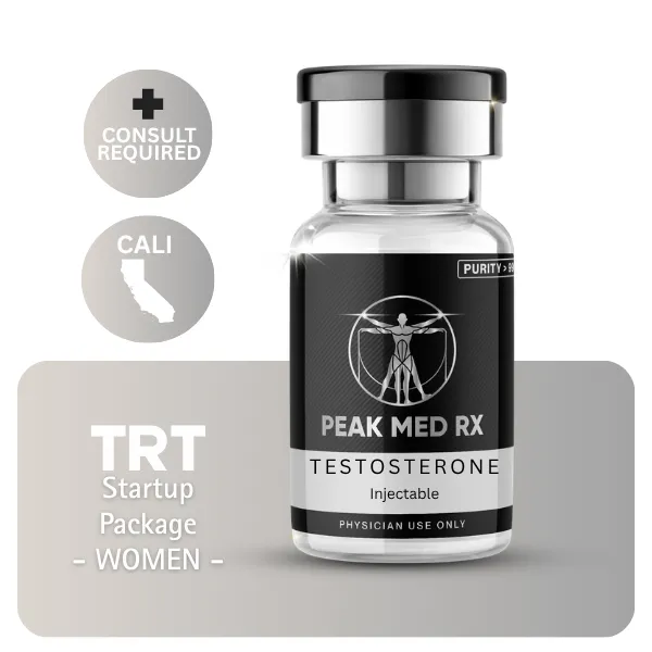 TRT CALI Women's Startup Package (Consult, Labs, Cypionate 200mg/mL 10mL)