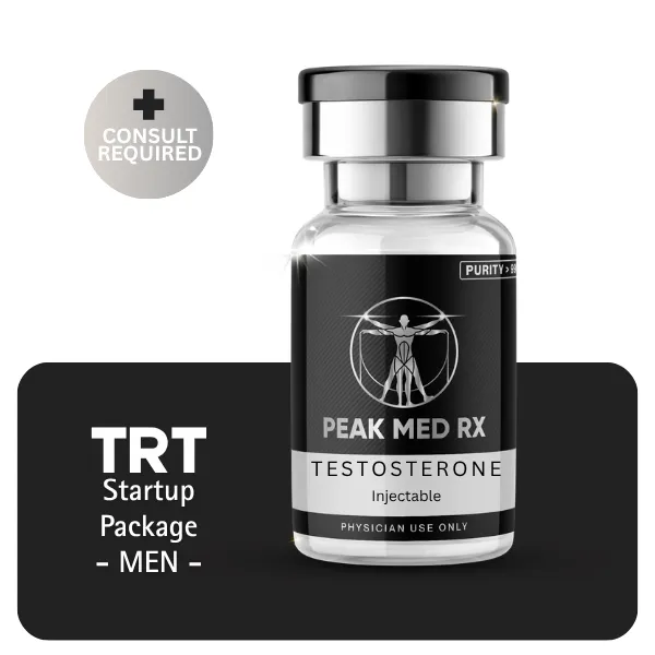 TRT Men's Startup Package 60 days (Consult, Labs, Cypionate 200mg/mL 10mL + Anastrozole 24×1mg)
