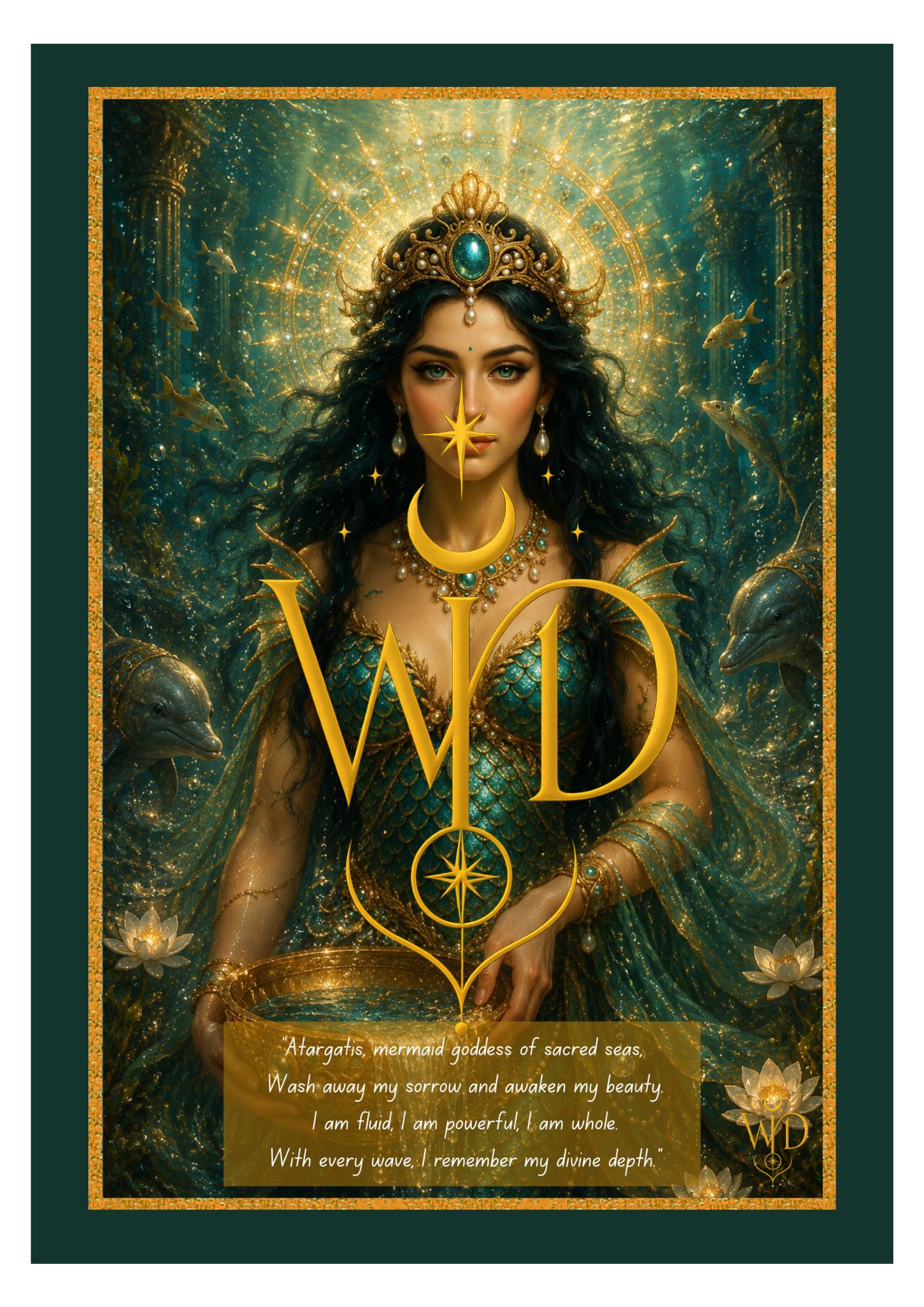 Goddess Atargatis - Ritual Poster