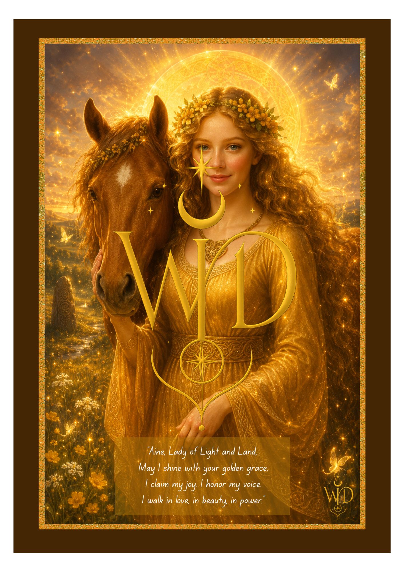 Goddess Aine - Ritual Poster