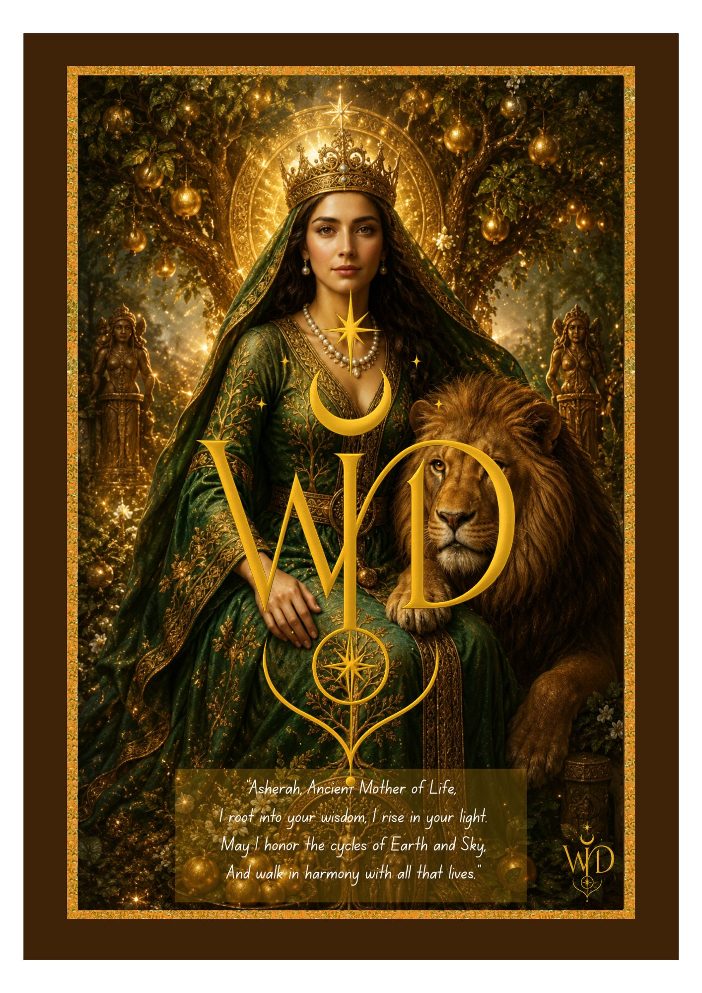 Goddess Asherah - Ritual Poster