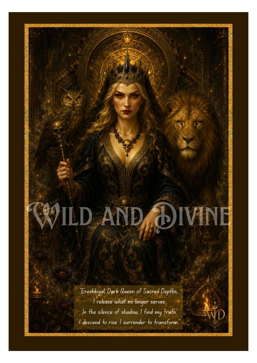 Goddess Ereshkigal - Divine Goddess Collection