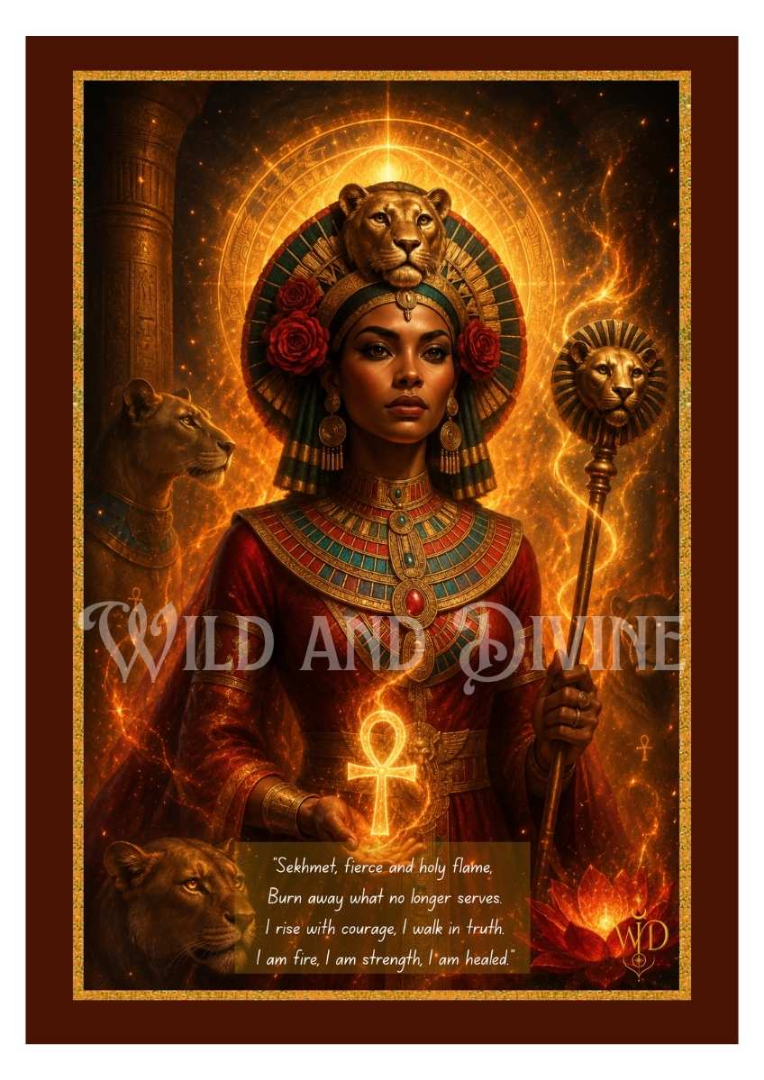 Goddess Sekhmet - Divine Goddess Collection