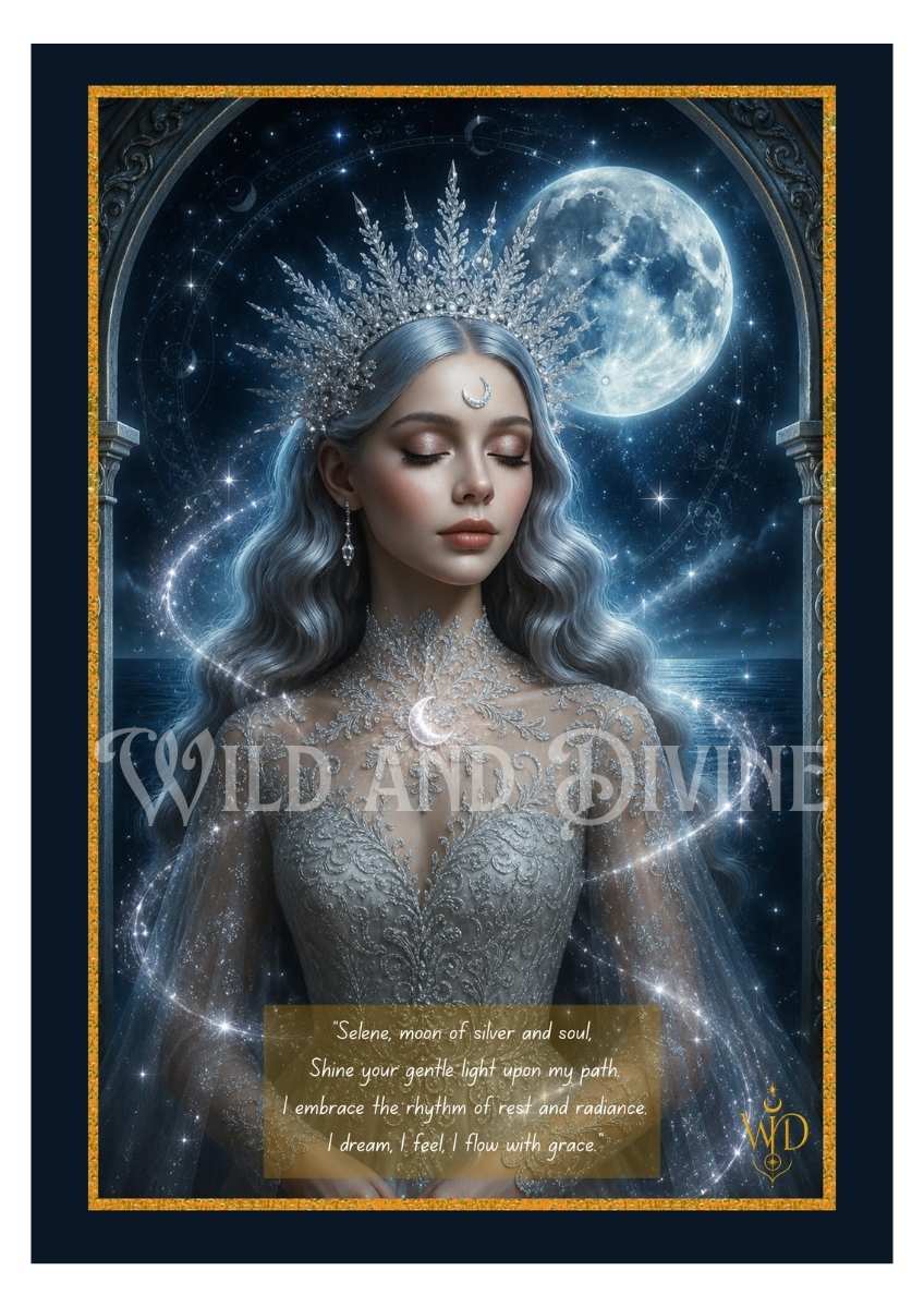 Goddess Selene - Divine Goddess Collection