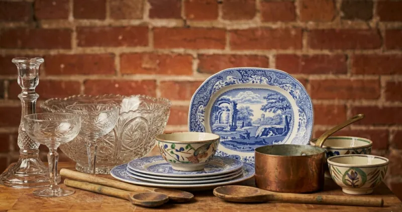 Vintage glass, kitchen & Dining