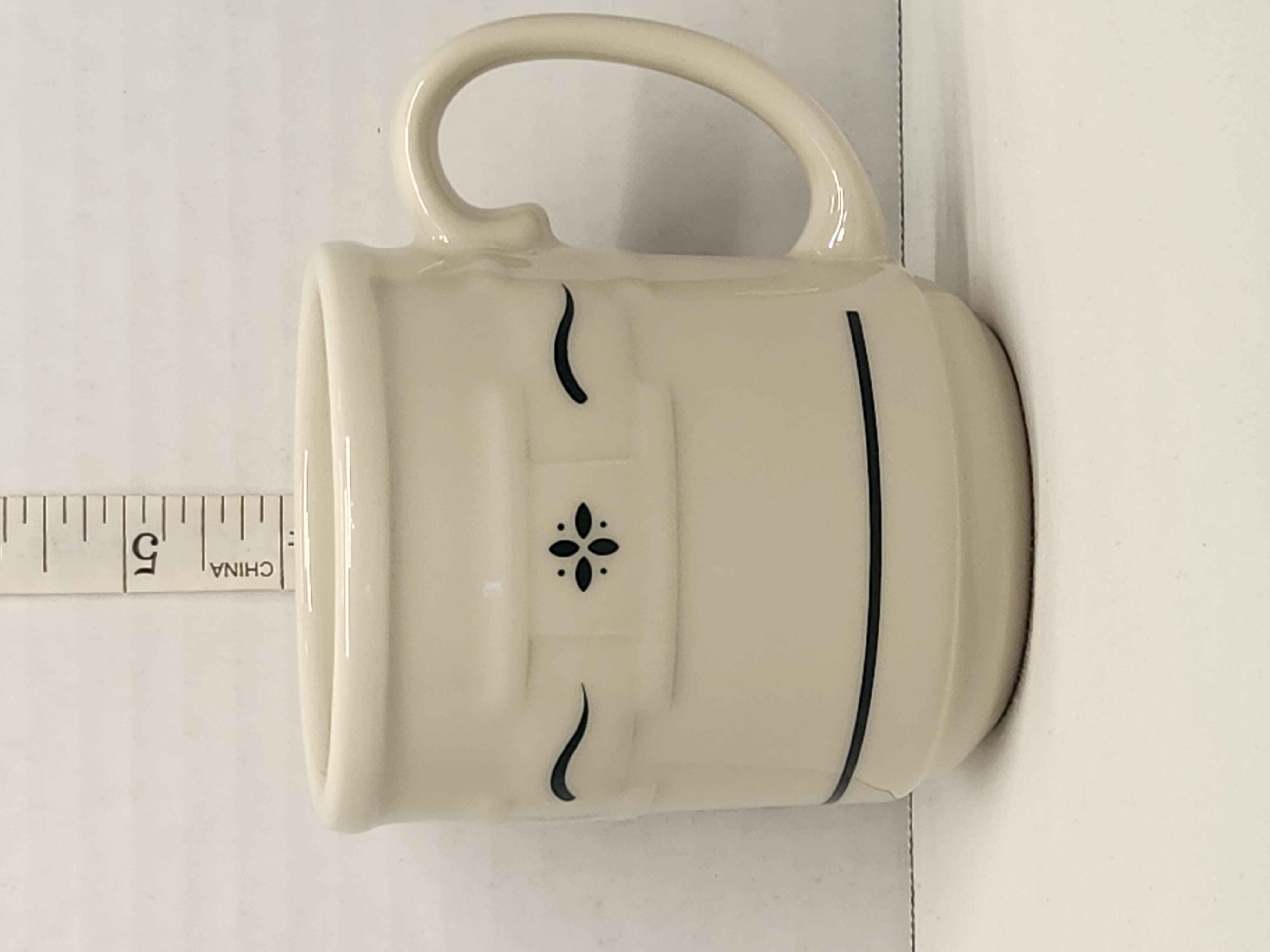Vintage Longaberger Woven Traditions Heritage Green 12 oz Coffee Mug - USA