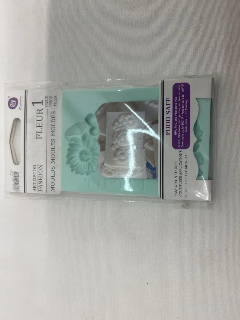 Iron Orchid Designs & Prima Marketing "Fleur 1" Vintage Floral Silicone Mould - New