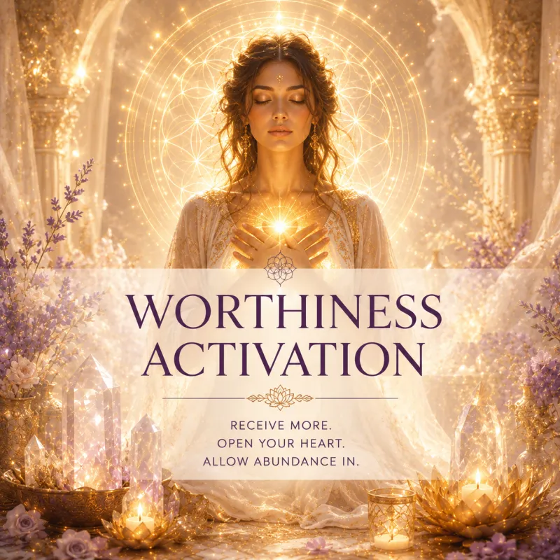 Worthiness Activation - Self-Worth Healing & Energetic Clearing