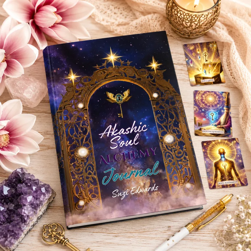 Akashic Soul Alchemy Journal ✨ A Sacred Companion for Reflection, Healing & Soul Remembrance