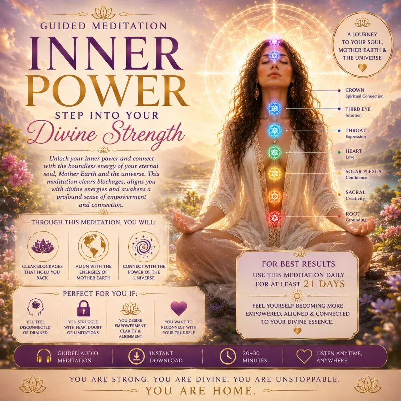 ✨ Inner Power Guided Meditation - Step Into Your Divine Strength