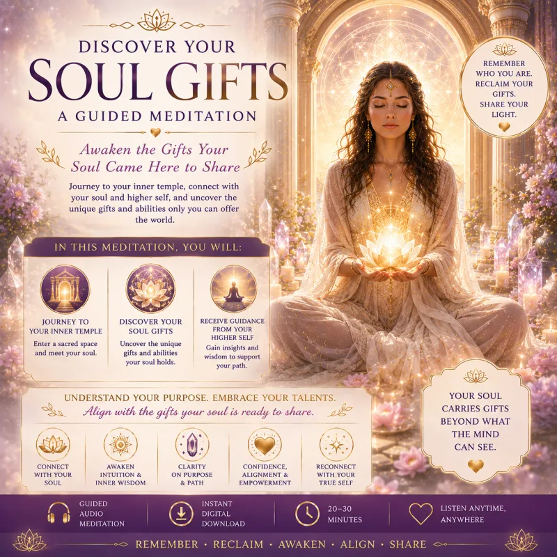 Soul Gifts Guided Meditation - Awaken the Gifts Your Soul Came Here to Share