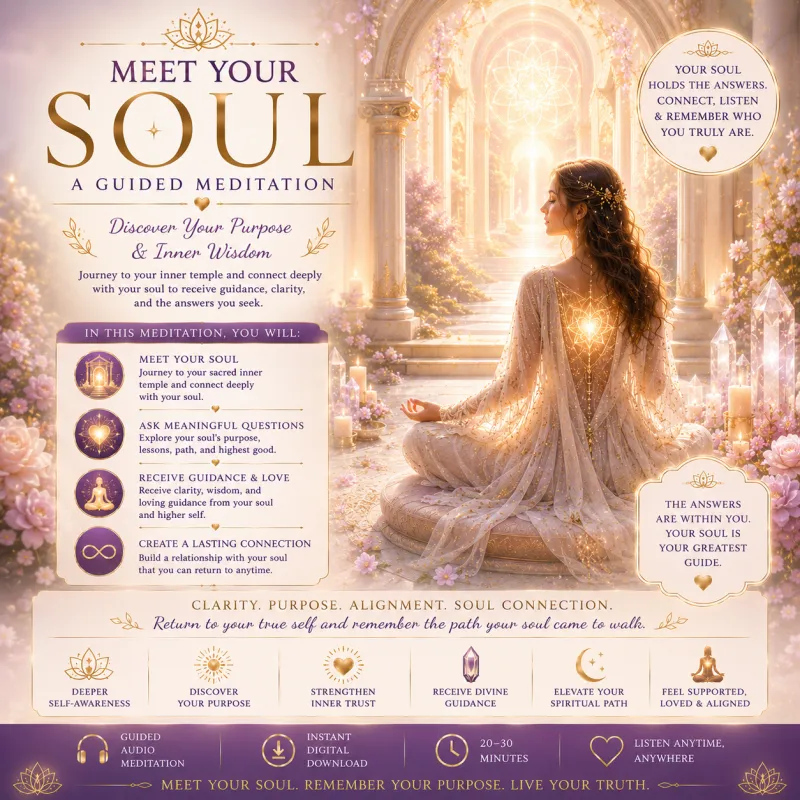 Meet Your Soul Guided Meditation - A Sacred Journey to Discover Your Purpose & Inner Wisdom