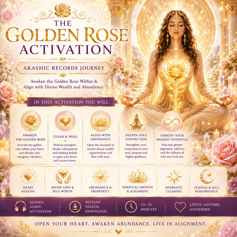 Golden Rose Activation - Awaken the Sacred Rose Within Your Heart