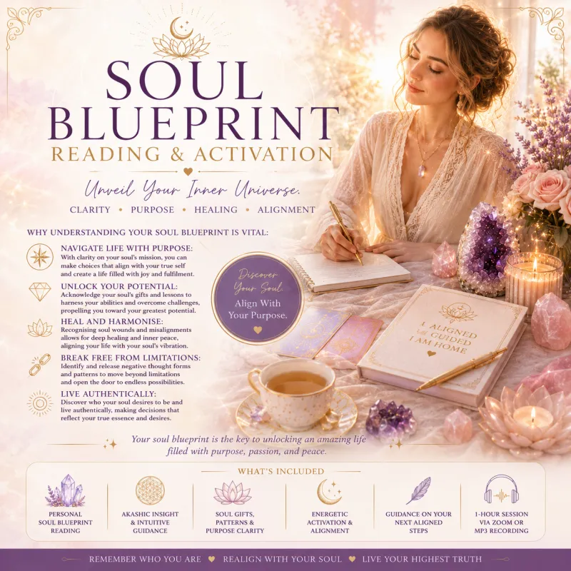 Soul Blueprint Reading & Activation – Align with Your Divine Purpose