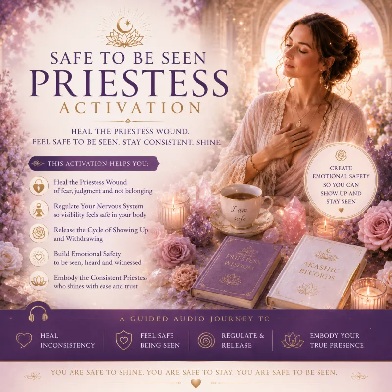 Safe to Be Seen – Priestess Wound Healing Activation