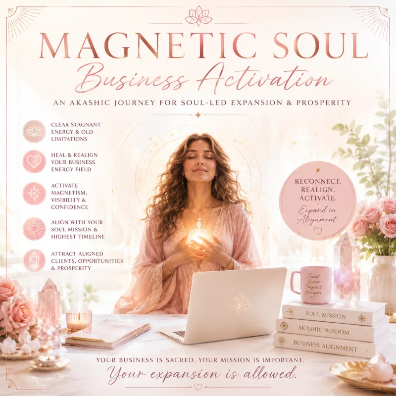 Magnetic Soul Business Activation - An Akashic Journey for Soul-Led Expansion & Prosperity