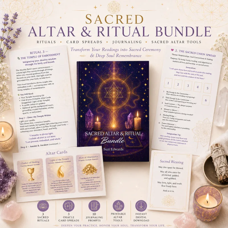 Sacred Ritual & Altar Bundle Rituals, Card Spreads & Soul Practices for Deeper Oracle Wisdom