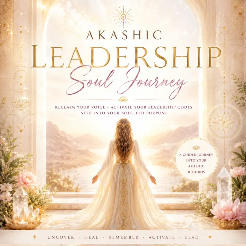Akashic Leadership Soul Journey - Reclaim Your Voice • Activate Your Leadership Codes • Step Into Your Soul-Led Purpose