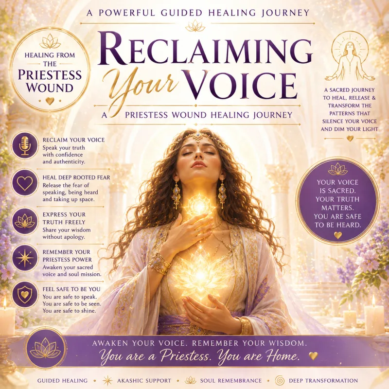 Reclaiming Your Voice - A Priestess Wound Healing Journey