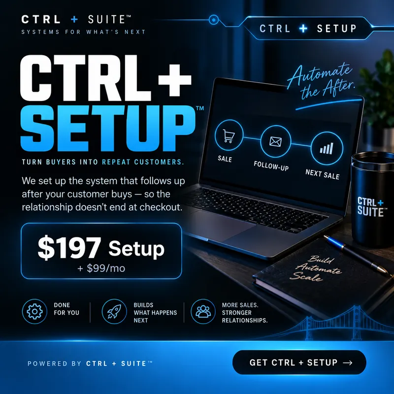 CTRL + Setup Implementation