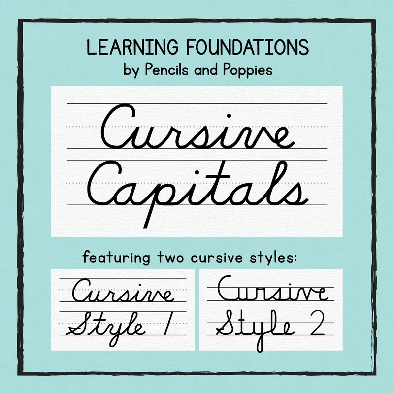 Cursive Capitals | Beginner Cursive Capital Letters