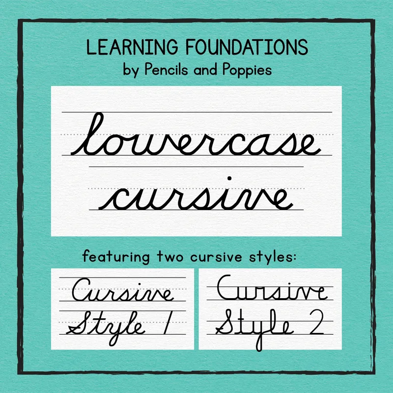 Cursive Lowercase | Beginner Cursive Lowercase Letters