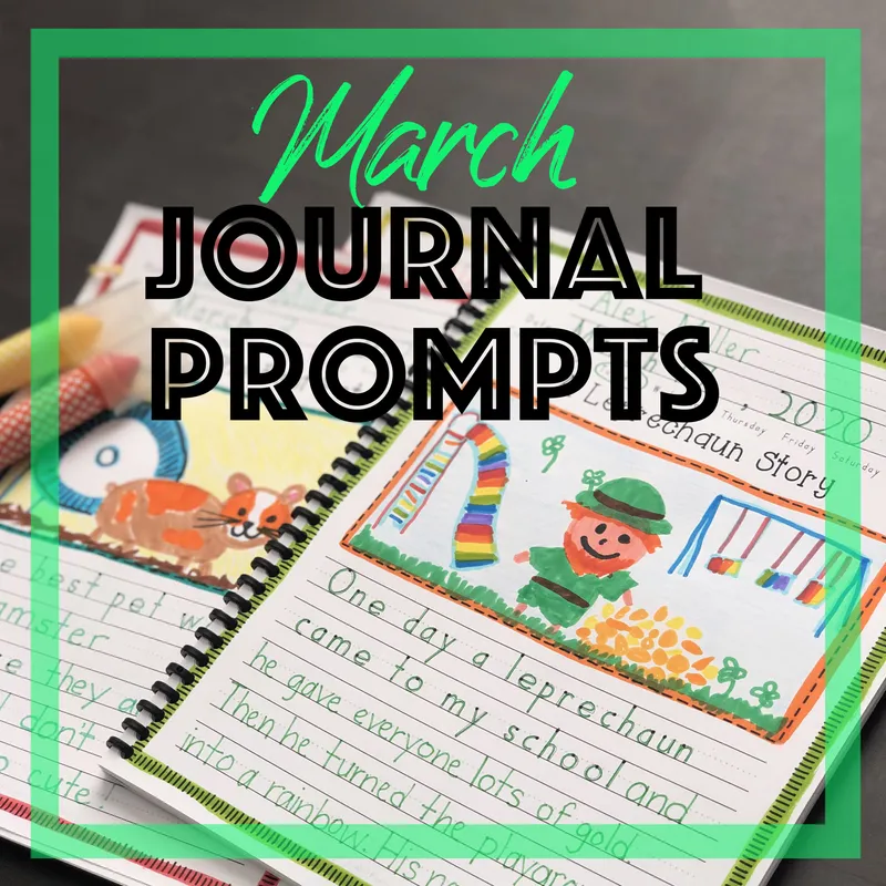 March Creative Writing & Handwriting Journal for Kids
