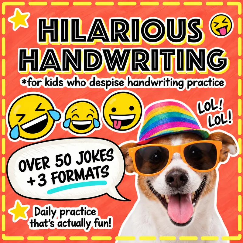Hilarious Handwriting | Handwriting Practice Sheets