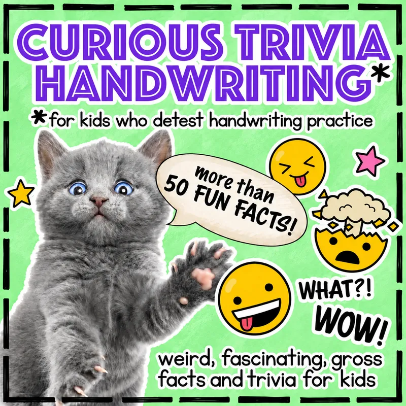 Curious Trivia Handwriting Practice