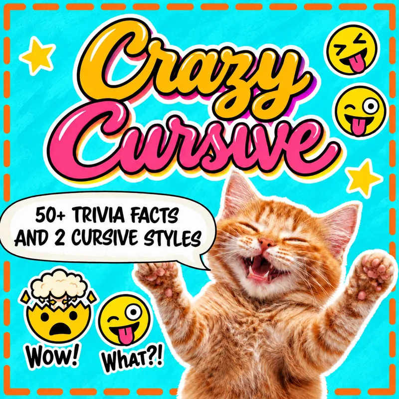 Crazy Cursive Handwriting