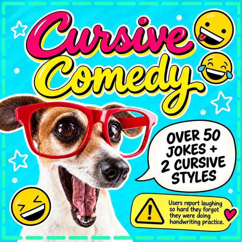 Cursive Comedy | Daily Handwriting Practice