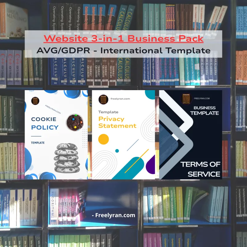 3-in-1 Template | Website AVG-GDPR English International