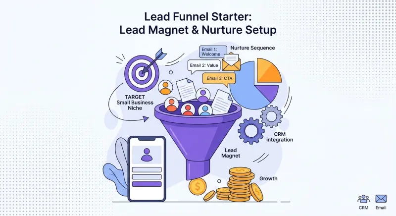 Lead Funnel Starter — Lead Magnet & Nurture Setup