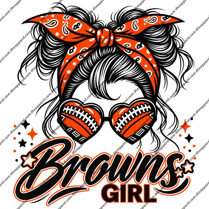 Browns Girl DTF Transfer