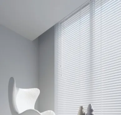 White high gloss venetian blinds in a modern room, Eclipse SBC serving Market Rasen