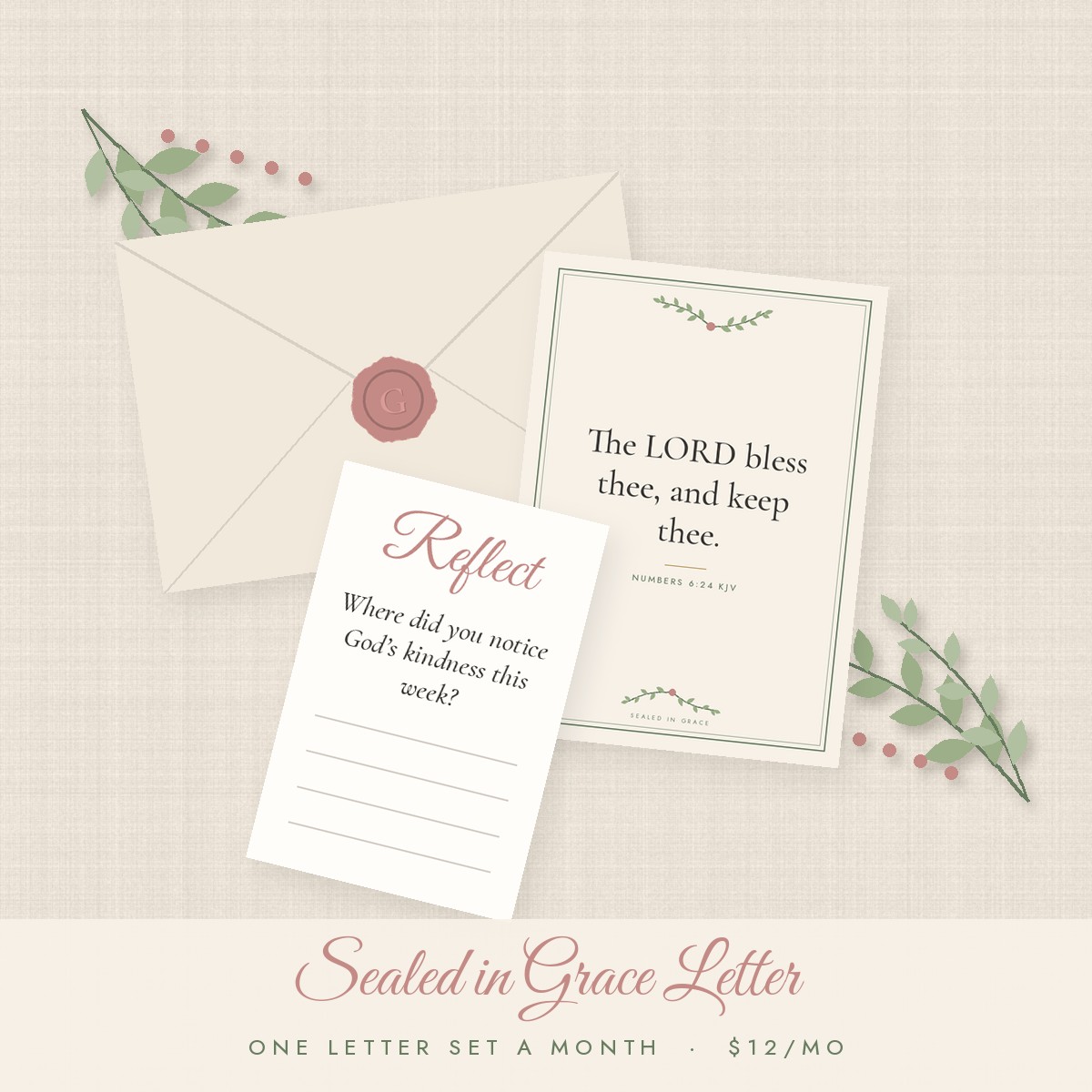Sealed in Grace Letter