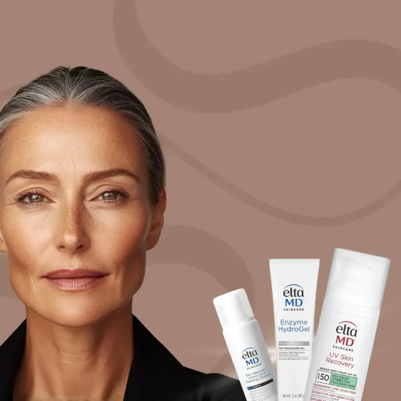 4 Sesiones de Fotofacial Láser + recibe GRATIS Post Procedure Recovery Kit de EltaMD