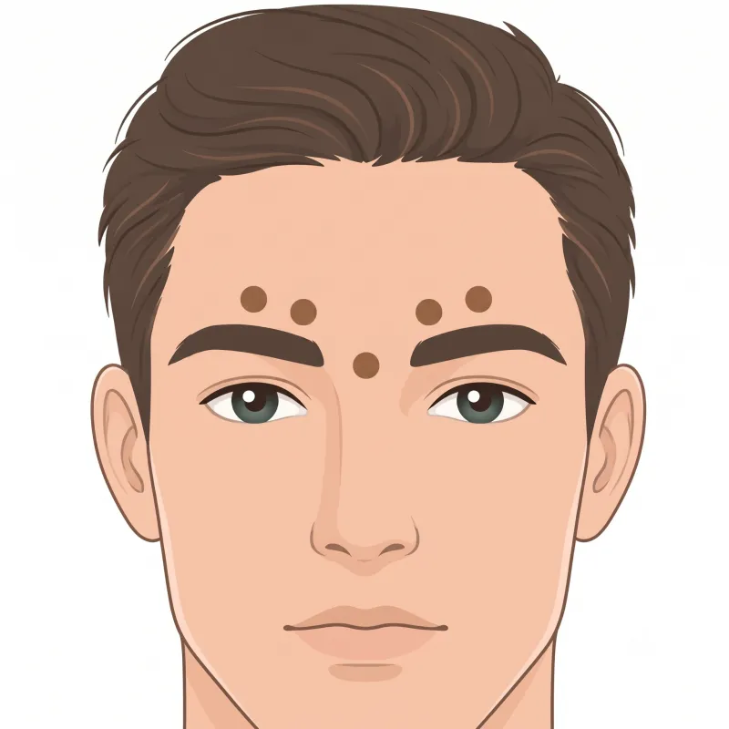 Entrecejo Él botox