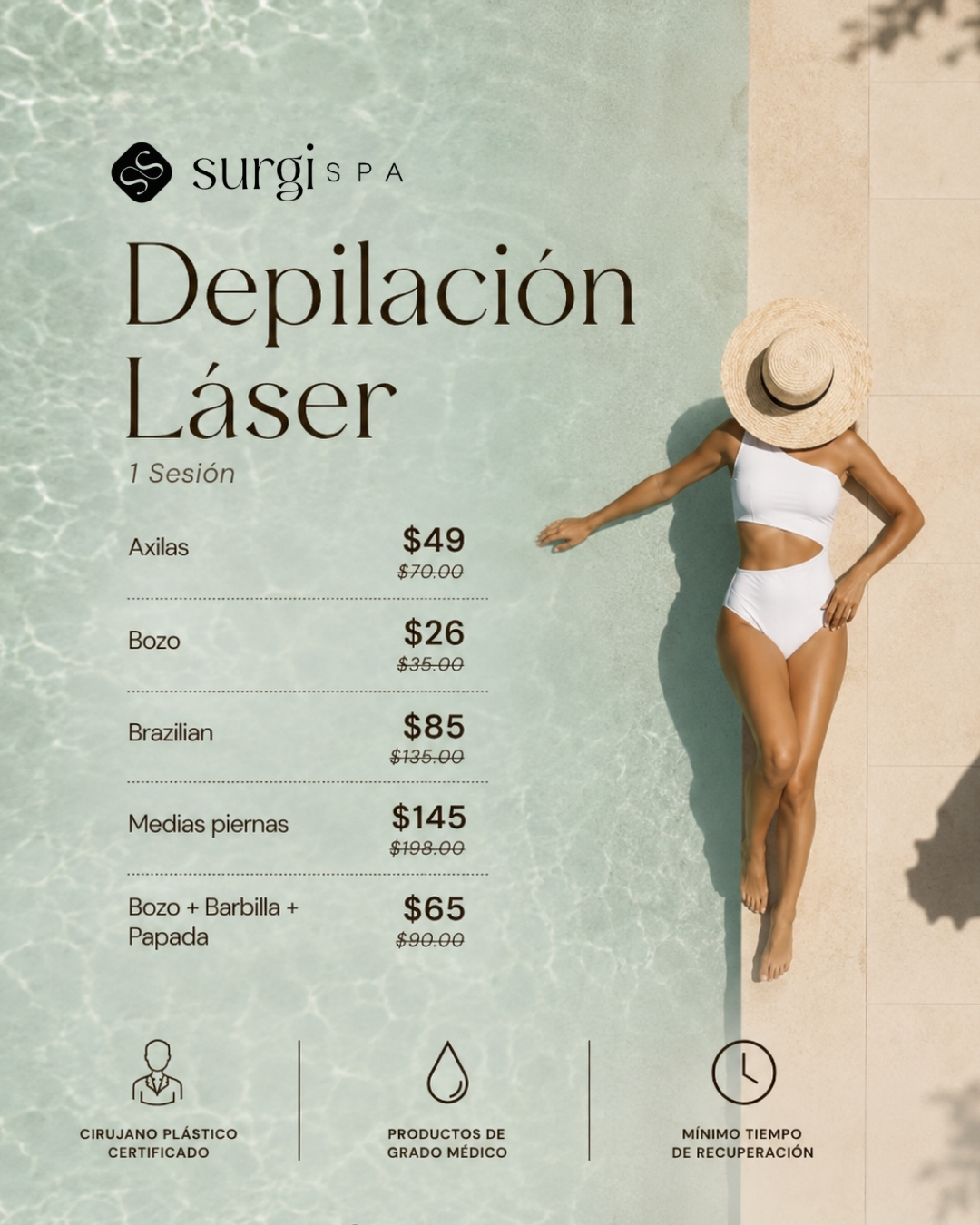Oferta Especial Depilación Láser (Ella)
