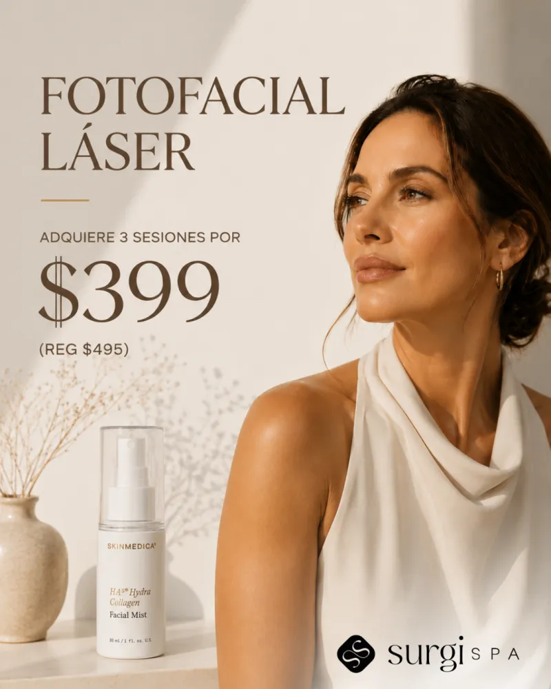 Oferta especial de fotorejuvenecimiento • 3 sesiones