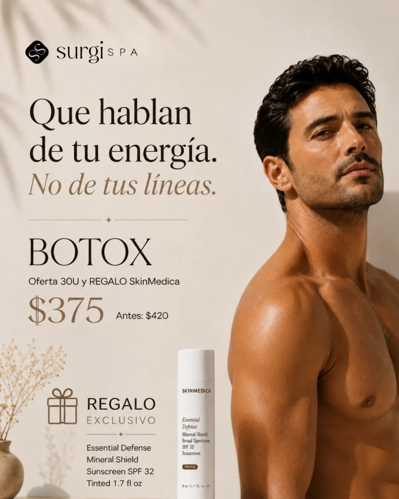 Oferta especial Botox El · 30 unidades y REGALO