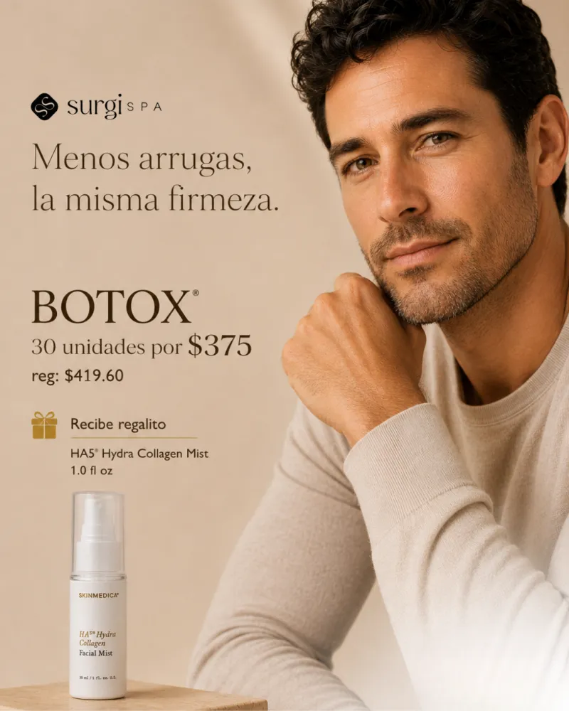 Oferta especial Botox El · 30 unidades y REGALO